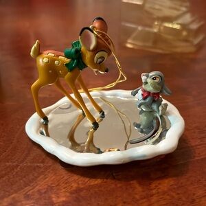 Walt Disney Bambi Motion Enesco Christmas Ornament Thumper moves